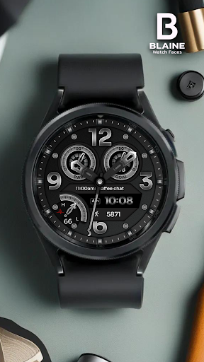 Android application Blaine 026 Watch Face screenshort