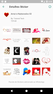 Figurinhas: Amor Namorados Screenshot