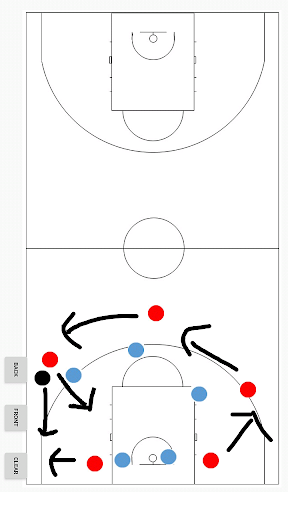 シンプル戦術ボード バスケットボール Tactics Board For Basketball By 101product Google Play Japan Searchman App Data Information