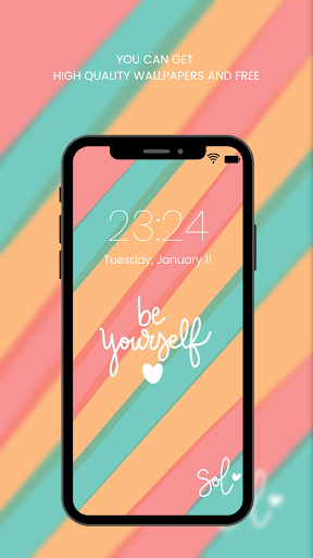 Screenshot of Kawaii Pastel Wallpaper