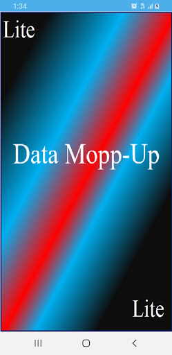 Android application Data Mopp-Up Lite screenshort