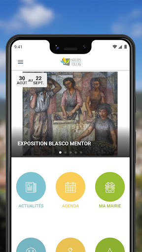 Android application Ville de Solliès-Toucas screenshort