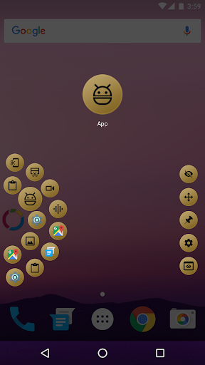 fooViewTheme - Black Golden Screen 2