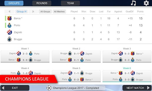 Mobile Soccer League Screenshot