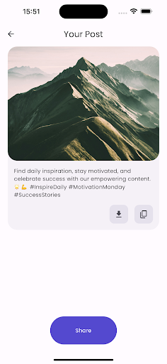 PostPerfect: Social Media Post Screen 2