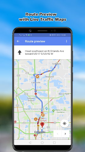 Navigation, GPS Route finder Screen 3