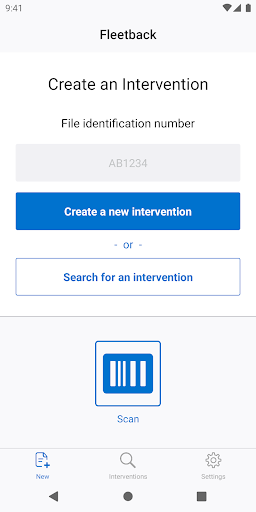 معاينة التطبيق
