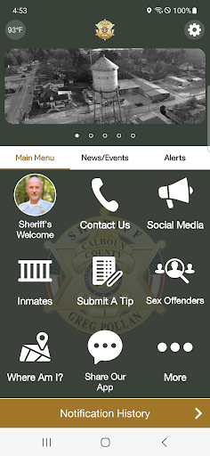Android application Calhoun County MS Sheriff screenshort