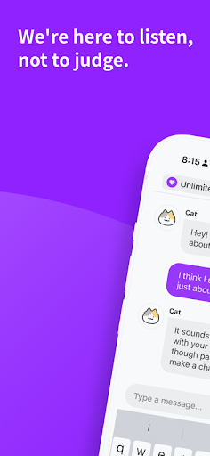 CounselCat - Therapy Chatbot Screen 3