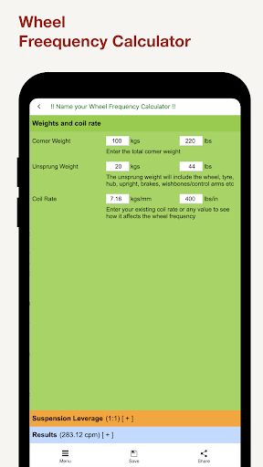 Racing Aspirations Screen 2
