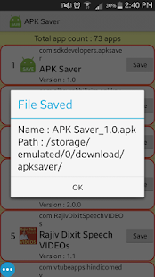 APK Saver Screenshot