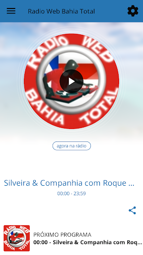 Android application Radio Web Bahia Total screenshort