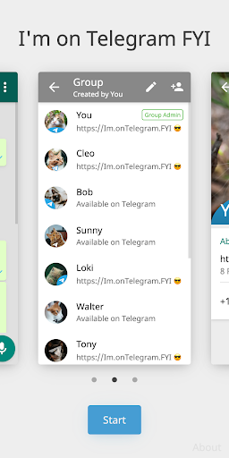 Im on Telegram FYI Screen 2