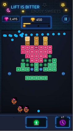 BlueMon Brick Breaker - Screenshot 3