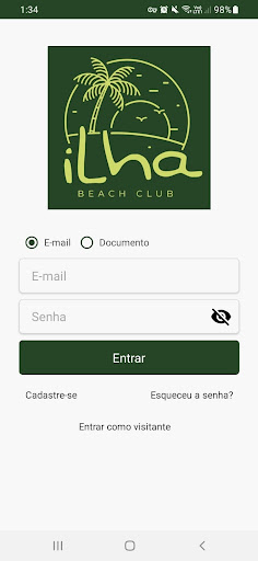 Android application Ilha Beach Club screenshort