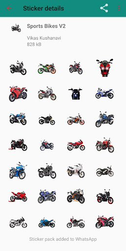 Bike Stickers for Whatsapp Screen 3