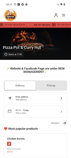 Pizza Pot  Curry Hut