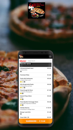 Call Pizza 22 Screen 3