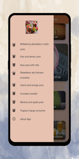Healthy Juice Recipes - Diet Screen 3