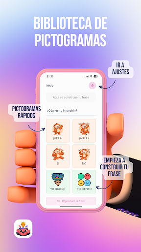 Android application Comunicador CAA Digital screenshort