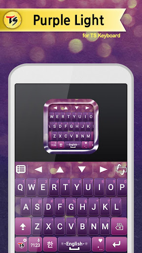 Android application Purple Light for TS Keyboard screenshort