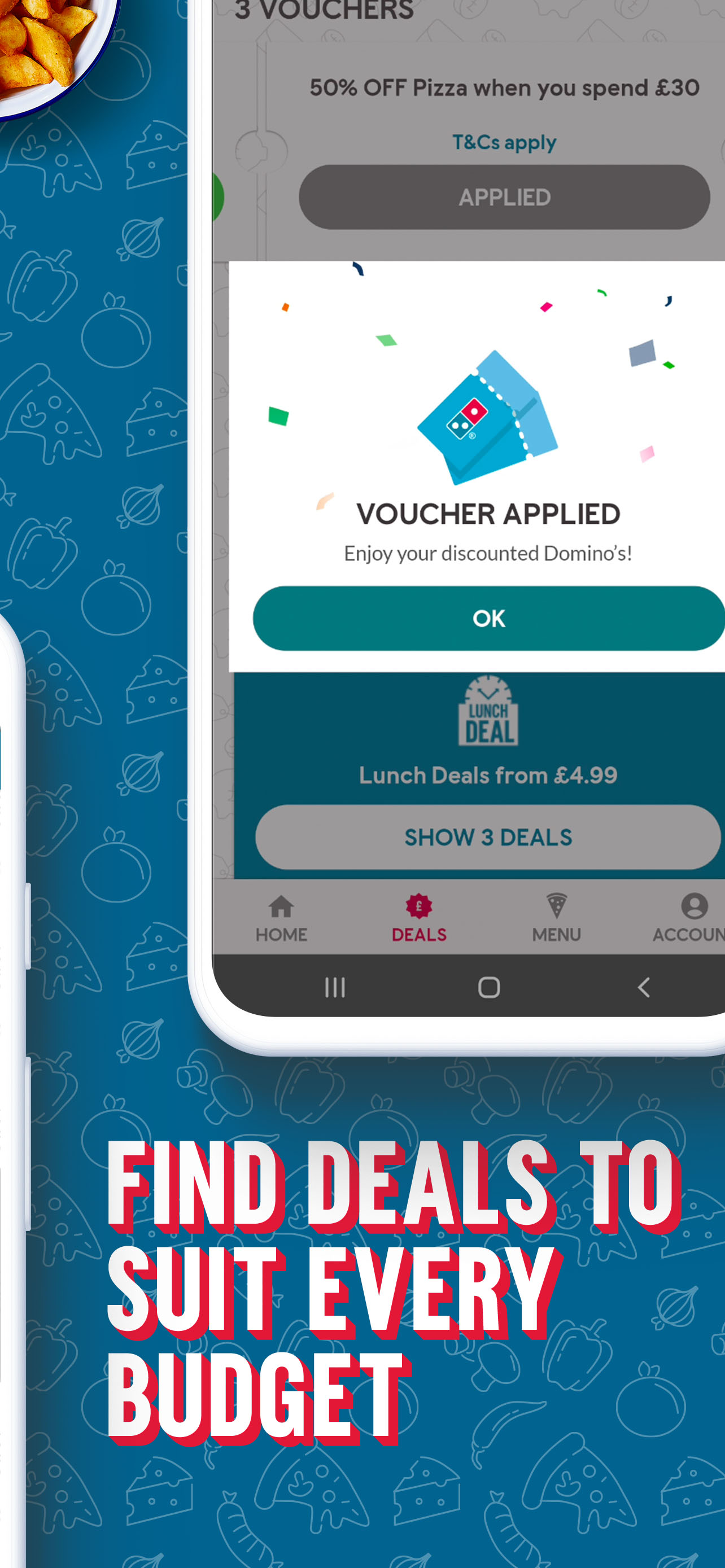 Android application Domino's Pizza: Food Delivery screenshort