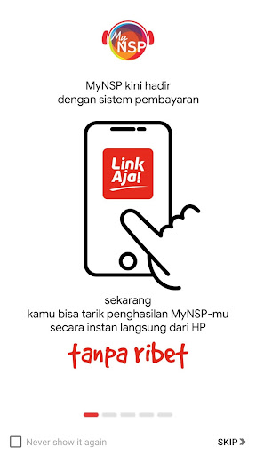 Android application MyNSP screenshort