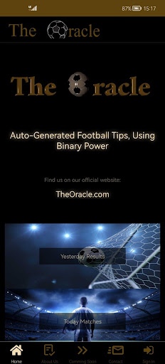 Android application The Oracle - Football tips screenshort