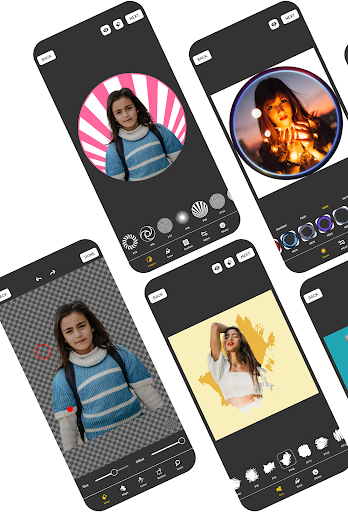 Android application Profile Art - DP Border Frame screenshort