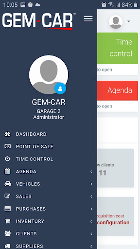 Android application GEM-CAR screenshort