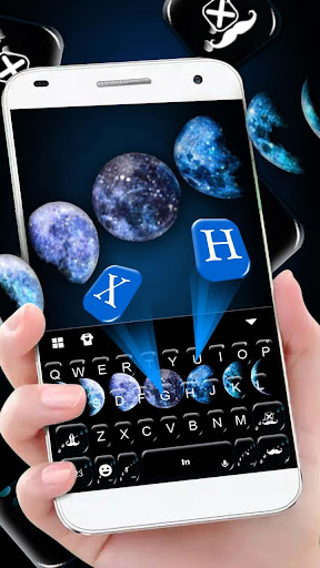 Android application Moon Phase Keyboard Theme screenshort