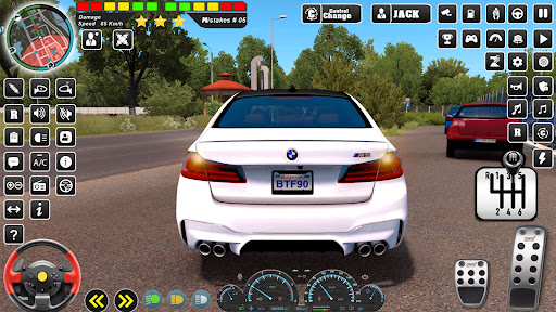 Android application Driving School 3D : Car Games screenshort