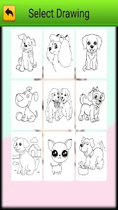 Coloring Paw Dogs