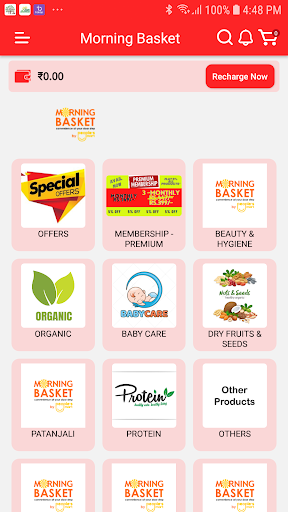 Morning Basket Home Delivery Screen 2