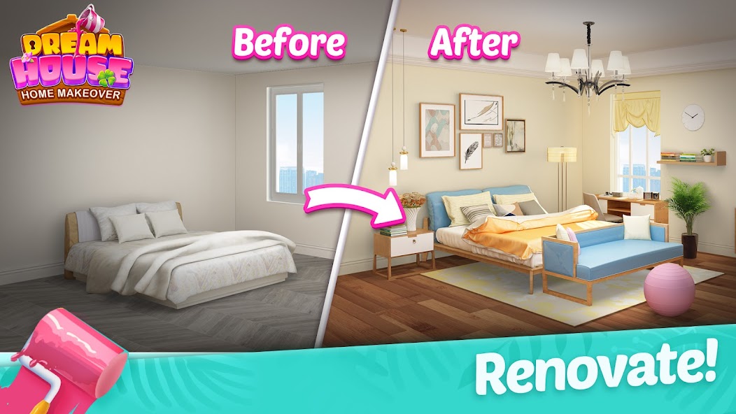 Dream House - Home Makeover 1.0.111 APK + Mod (Free purchase / Free shopping) for Android
