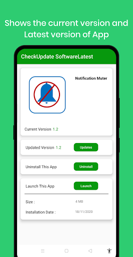 Check Latest App and software Updates