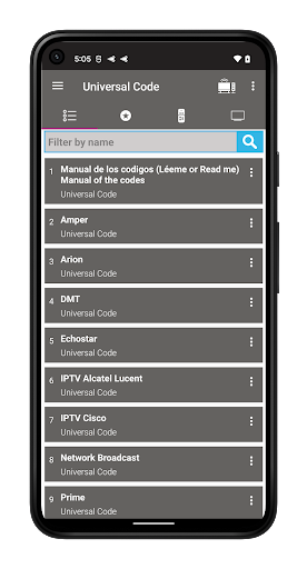 Universal Control Codes Screenshot 1 - AppWisp.com