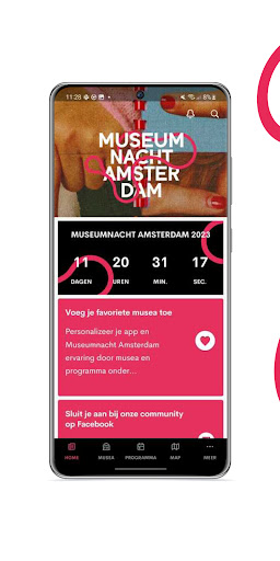 Android application Museumnacht Amsterdam screenshort