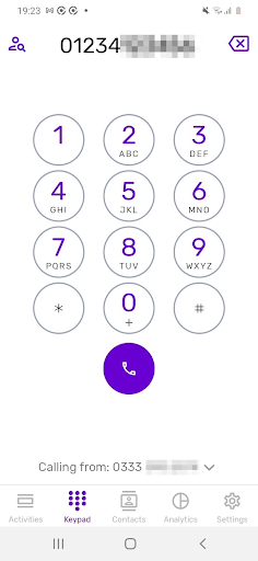 Android application PhoneLine+ screenshort