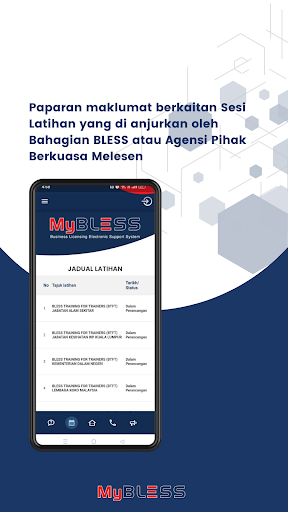 Android application MyBLESS screenshort