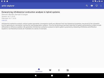 arXiv eXplorer - Mobile App fo Screenshot