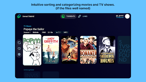 Unreal Debrid: Stream torrents Screen 2