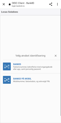 LocusMobile Akutthjelper Screen 2
