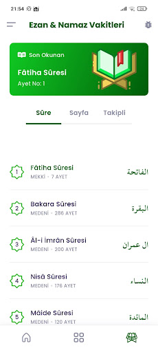 Azan & Prayer Time Screen 3