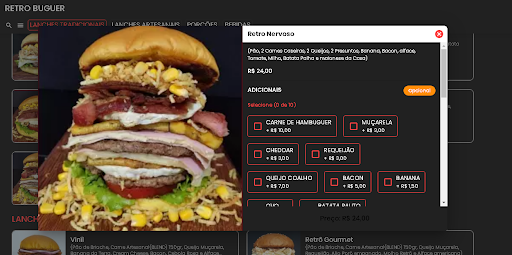 Retrô Burguer Screen 3