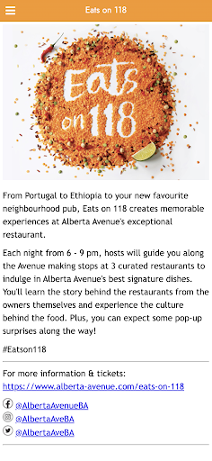 Alberta Avenue Dining Pass Screen 3