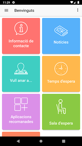 Android application Salut Lleida Pirineus screenshort