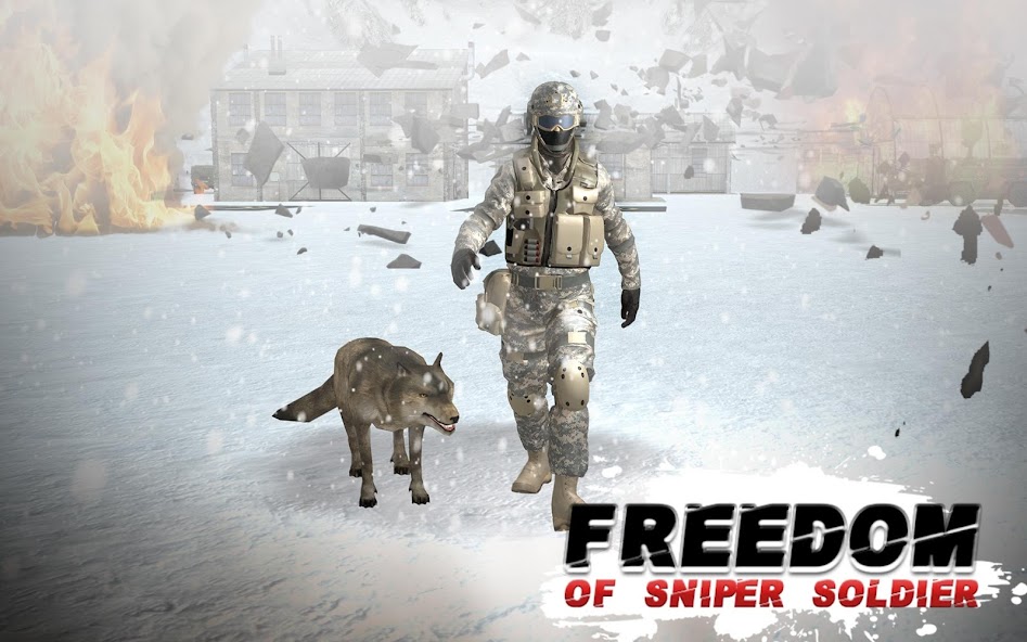 Snow Army Sniper Shooting War: FPS Island Shooter 1.4 APK + Мод (Unlimited money) за Android