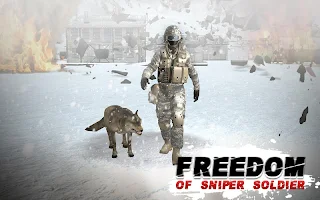 Snow Army Sniper Shooting War: - Screenshot 1