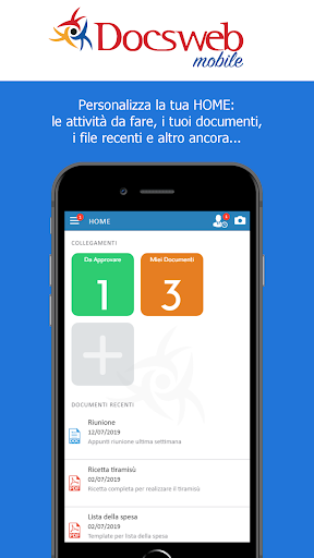 Android application Docsweb Mobile screenshort